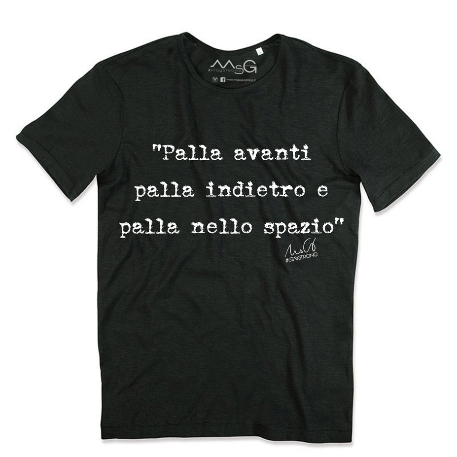 T-Shirt "Palla avanti palla indietro" Nero