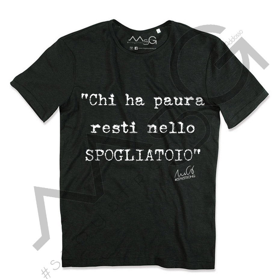 T-Shirt "Chi ha paura..." Nero