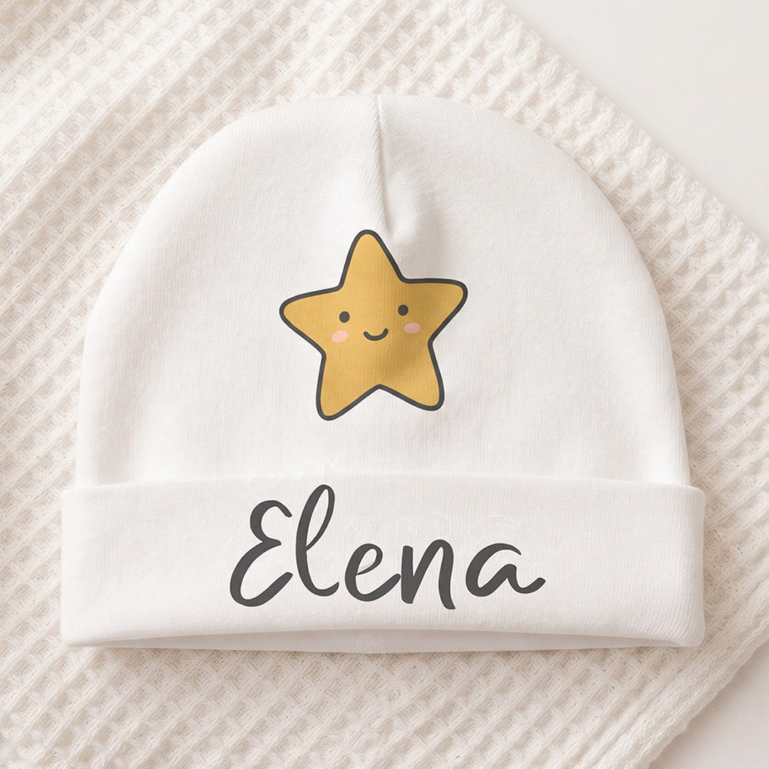 Cappellino Neonato Personalizzato con Nome