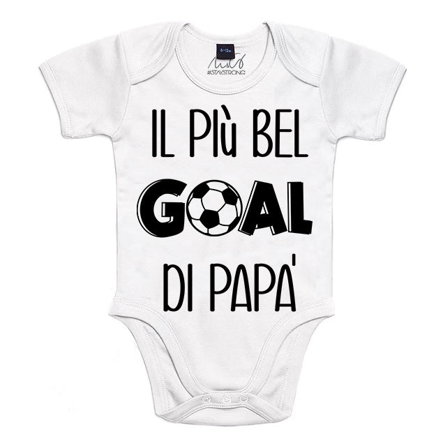 Body Neonato - "Il più bel gol di Papà" Body 12-18 mesi SI