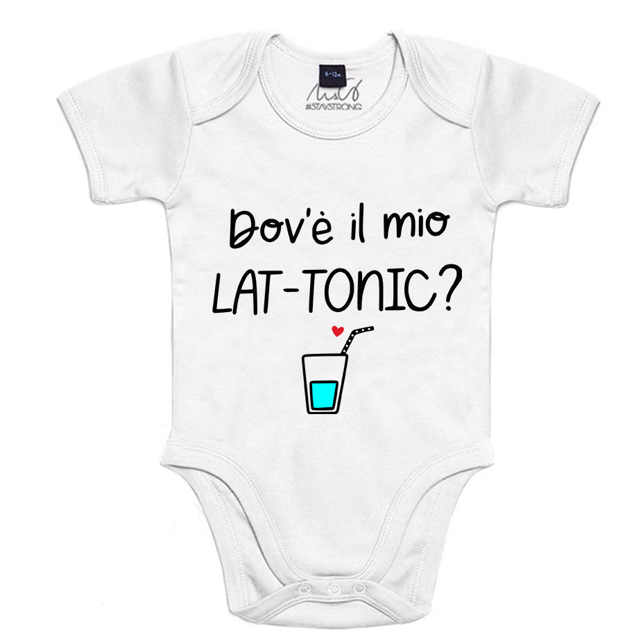 Body Neonato "Dov'è il mio LAT-TONIC?"