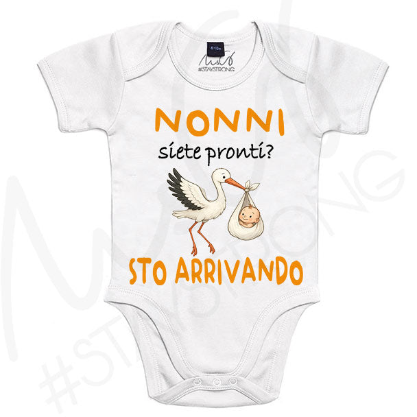 Body Neonato Nonni Siete Pronti" 👴👵