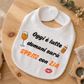 Bavaglino "Oggi è Latte" Neonato: Idea Regalo Nascita