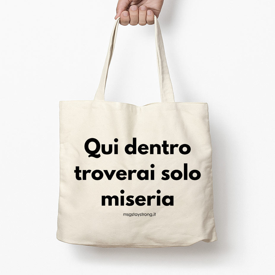 Shopper - Solo miseria – MsG #StayStrong NO
