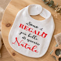 Bavaglino "Il Regalo più Bello di Natale" Neonato: Idea Regalo Nascita Senza busta regalo