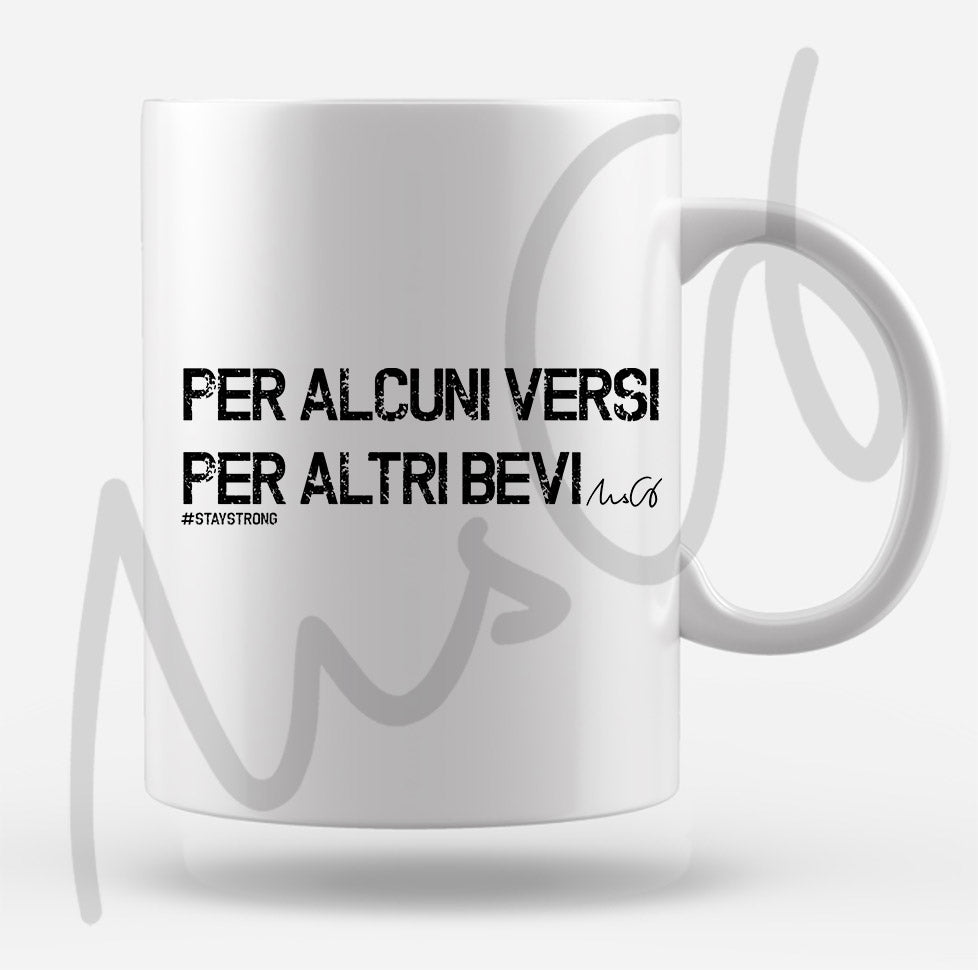 Tazza "X alcuni versi" Tazza bianca
